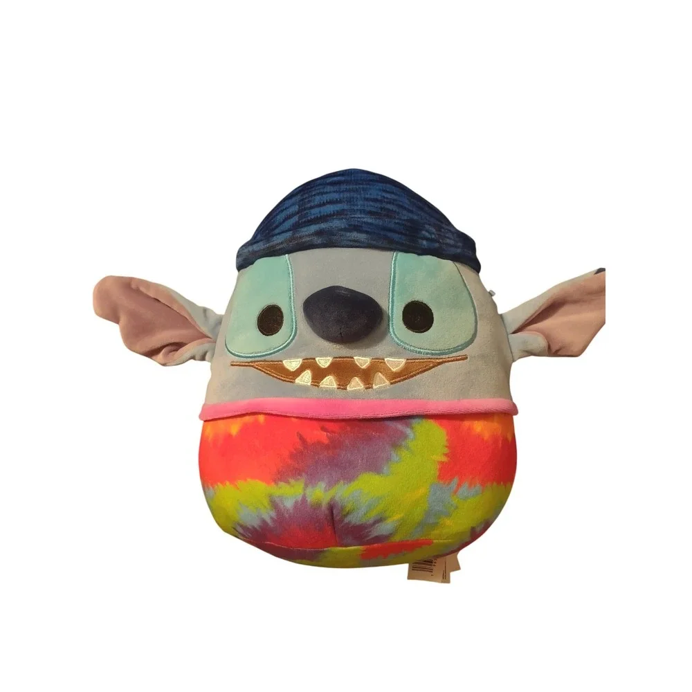 Squishmallows Disney Stitch Tie Dye Beanie‎ Plush Kellytoy Jazwares 8 Inch Toy